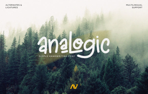 Analogic: A Font for Relaxed Campaigns