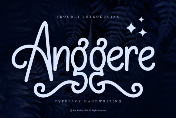 Anggere: A Whimsical Web Font
