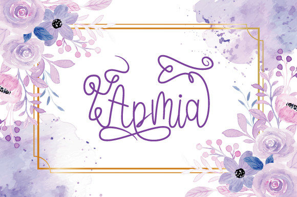 Apmia: A Wavy, Whimsical Font
