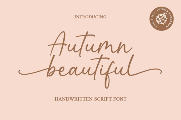 Autumn Beautiful: A Script Font for Elegant Design