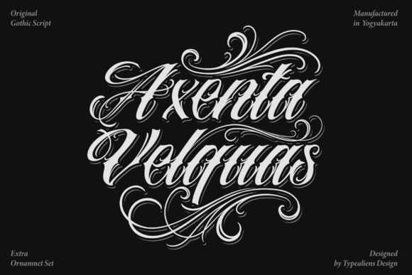 Axenta Velquas: A Victorian Handwritten Font