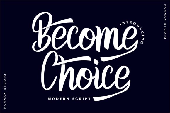 Become Choice: A Font for Campaign Creativity