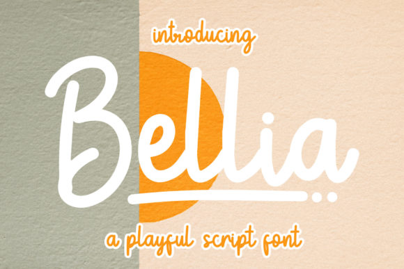 Bellia: A Handwritten Font for Web Design
