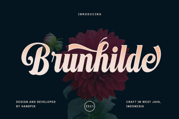 Brunhilde: A Classy Handwritten Font