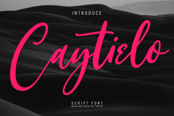 Caytielo: A Script Font for Web Design