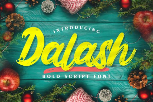 Dalash: A Font for Creative Campaigns