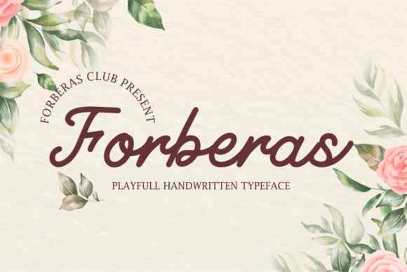Forberas: A Stylish Script Font for Crafters