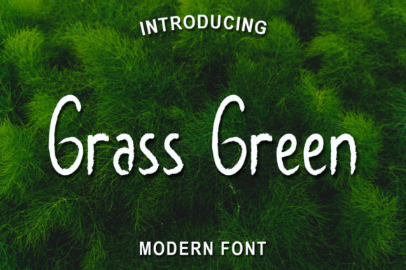 Grass Green Font for Creative Publishing