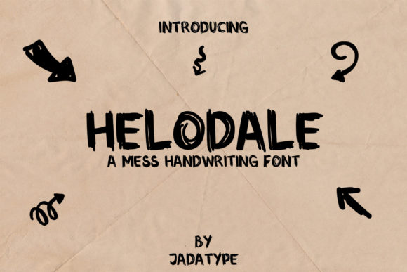 Helodale: A Handwritten Font for Creative Makers