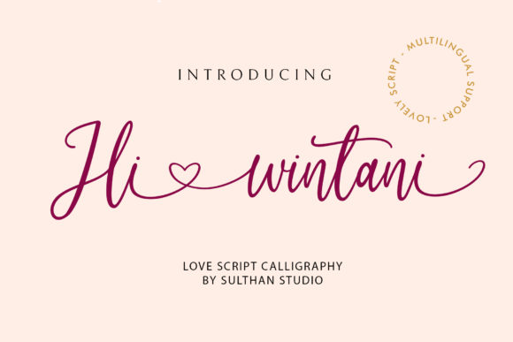 Hi Wintani: A Luxurious Script Font