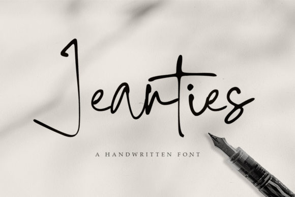 Jeanties: A Whimsical Script Font