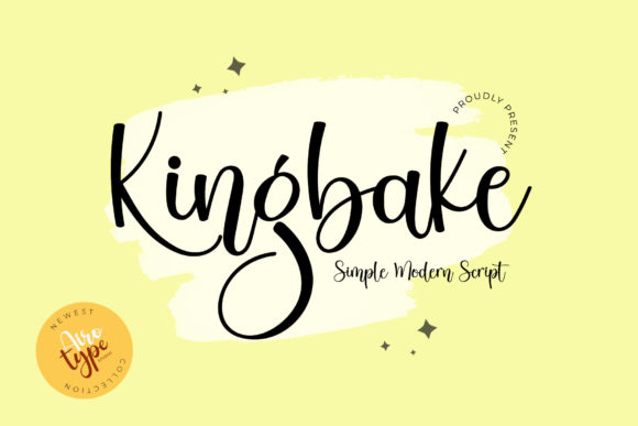Kingbake: Elegant Script Font