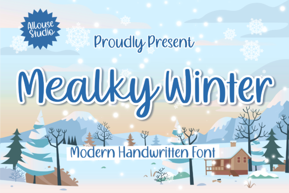 Mealky Winter: A Handwritten Font for Editorial Design