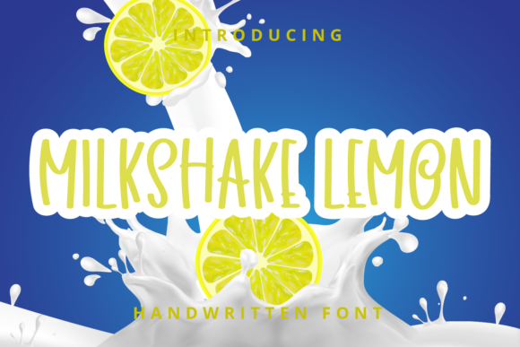 Milkshake Lemon: A Quirky Font for Web Design