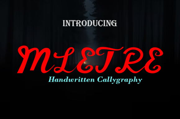 Mletre: Elegant Script Font for Creative Makers