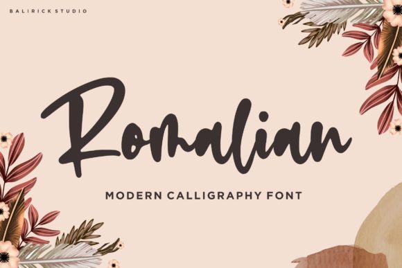 Romalian: A Magical Script Font
