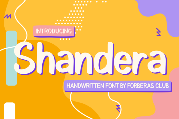 Shandera: A Playful Font for Polished Branding