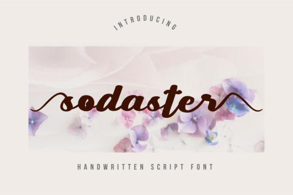 Sodaster: A Stylish Script Font for Campaigns