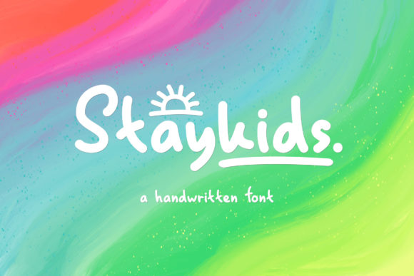 Stay Kids: A Handwritten Font for Creative Projects