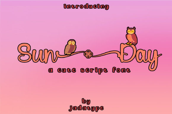 Sun Day Font for Creative Projects