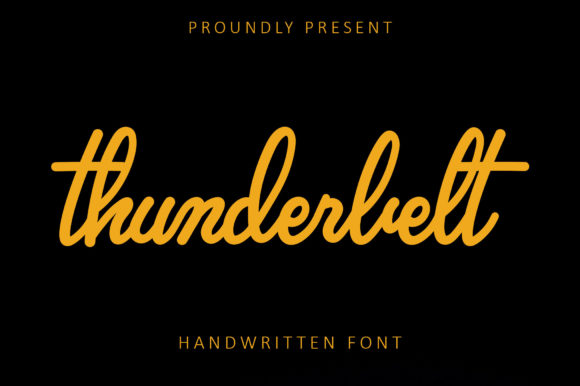 Thunderbelt: A Sweet Font for Business Branding