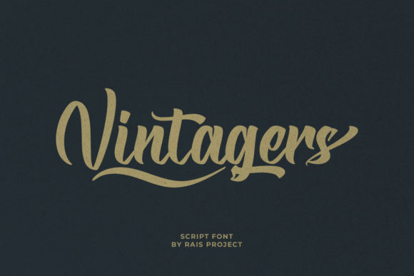 Vintagers: A Vintage Script Font