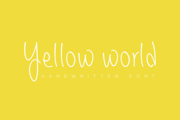 Yellow World: A Font for Real Business Magic